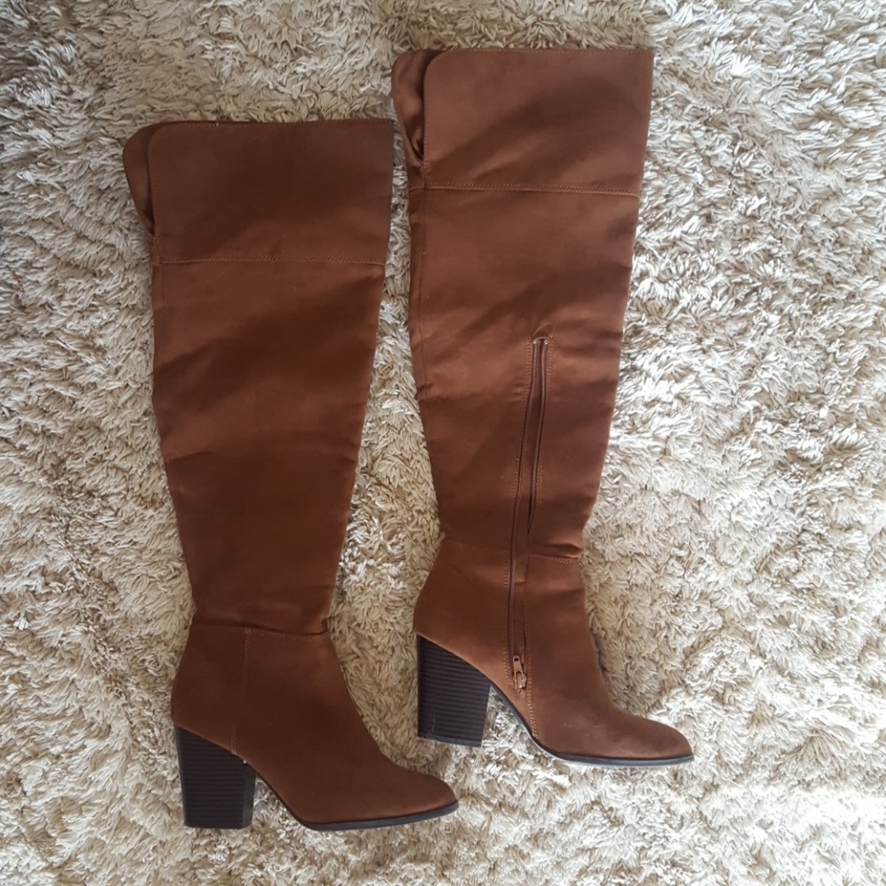 Express Over-the-knee Suede Boots